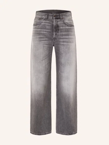 Acne Studios Rovné Džíny ash grey šedé