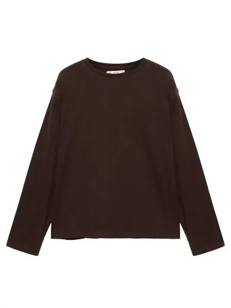 Pull&Bear Tricou ciocolatiu