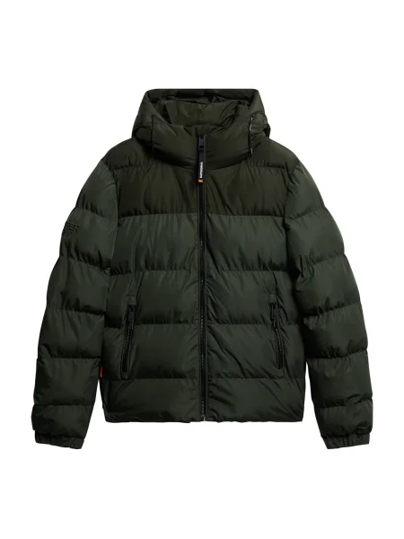 Superdry Přechodná bunda olivová / tmavě zelená