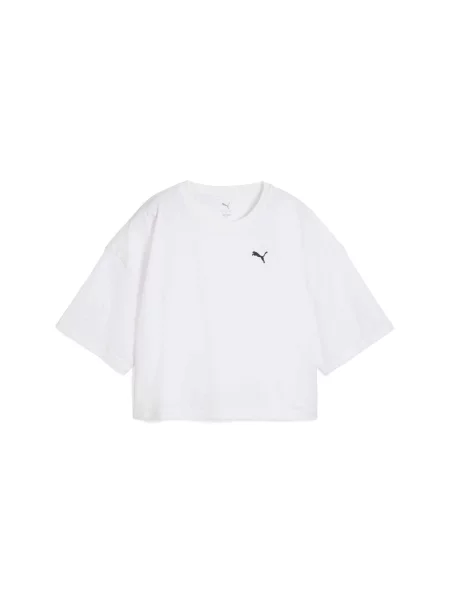 Футболка PUMA Wardrobe Ess Oversized Tee комбінований верх білий