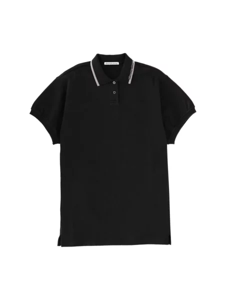 Dzianinowa sukienka midi T By Alexander Wang czarna