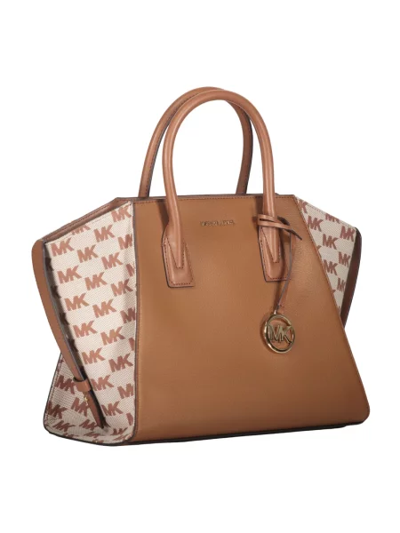 Torebka Michael Kors skórzana biznesowa brązowa