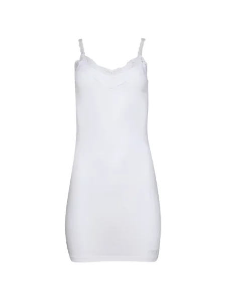 Rochie mini Vetements din dantelă de costum mini alb