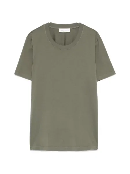 Tricou Roberto Collina cu decolteu rotund verde