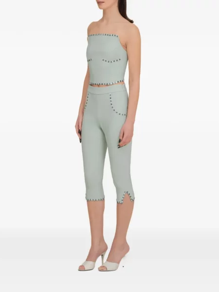 Decupat pantaloni Contessa Mills verde