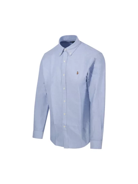 Koszula Ralph Lauren z długim rękawem niebieska