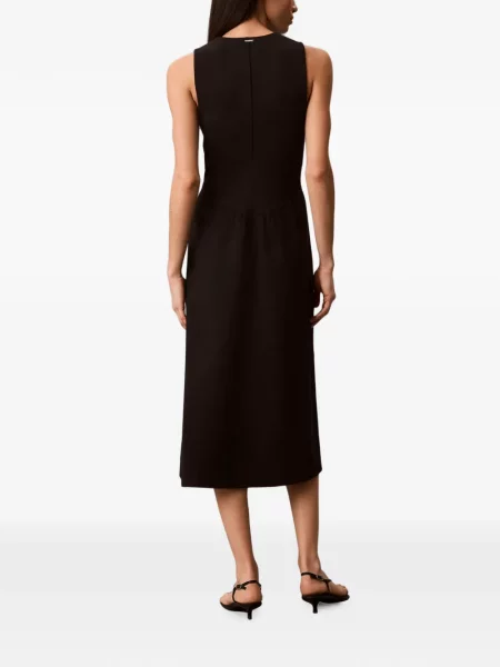 Αμάνικη φόρεμα Calvin Klein α-γραμμή μαύρο
