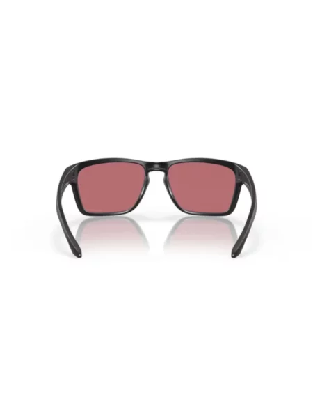 Polerowane przezroczyste okulary Oakley Sylas z szafirowymi soczewkami Prizm białe