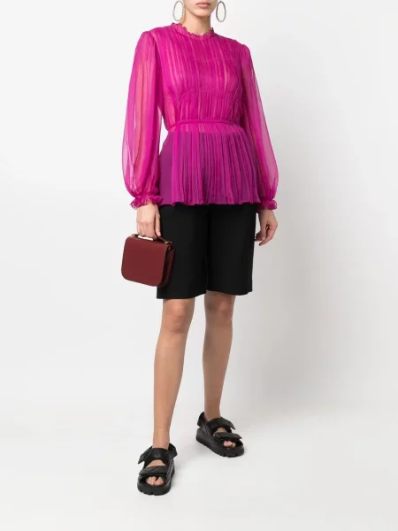 Lung bluză Alberta Ferretti violet