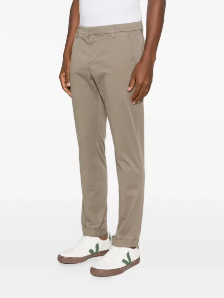 Pantaloni chino Dondup conici maro