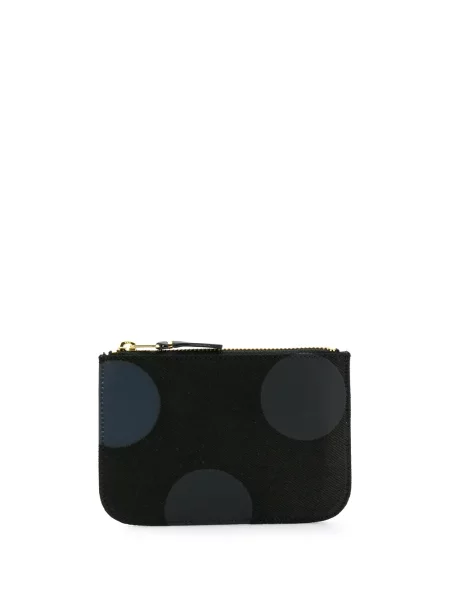 Portofel Comme Des Garçons Wallet cu buline negru