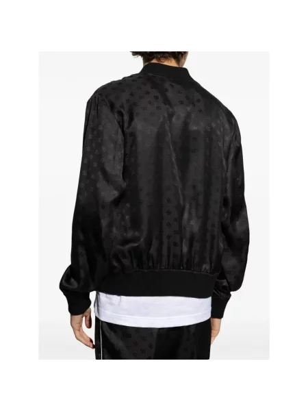 Kurtka bomber Dolce And Gabbana z logo czarny