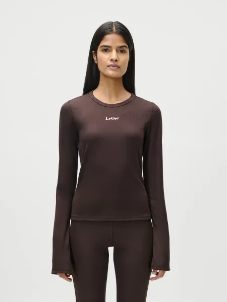 LeGer by Lena Gercke Tricou Simone închis maro