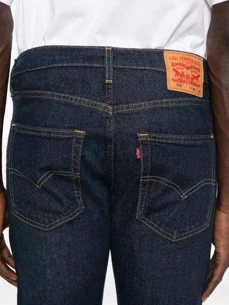 Blugi Levi's® cu 5 buzunare zdrențuiți albastru