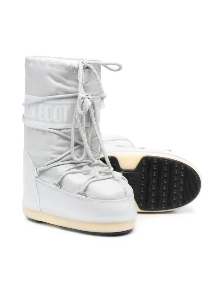 Botki dziecięce Moon Boot szare
