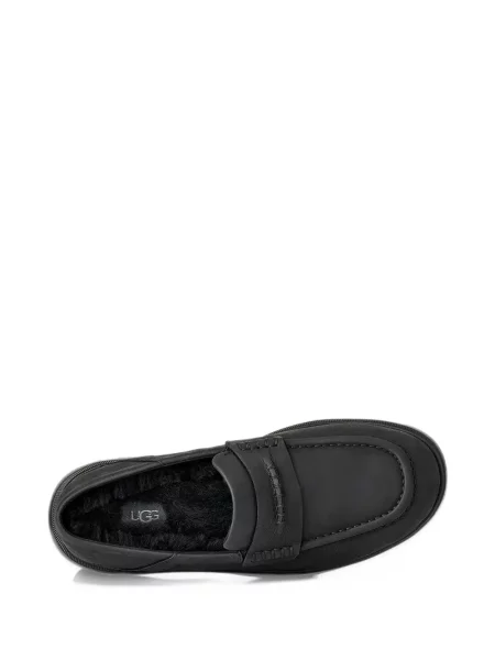 Кожени презрамки лоуфъри Ugg черно
