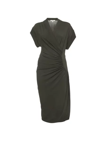 Rochie Max Mara din jerseu drapată verde
