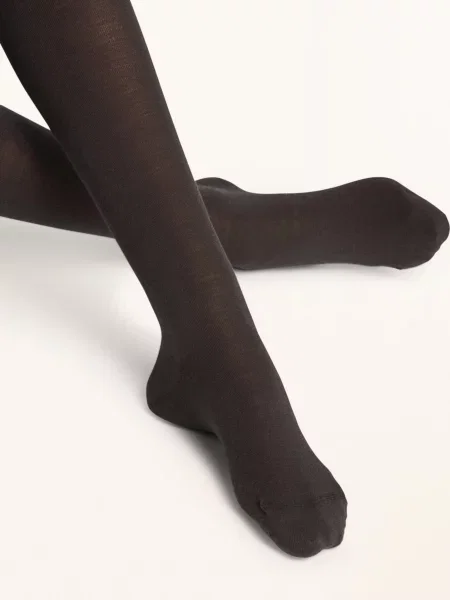 Falke Punčocháče Softmerino S Příměsí Merino Vlny black černé