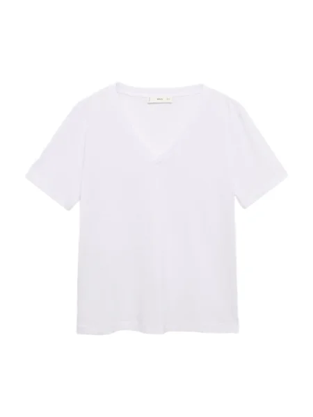 MANGO Tricou CHALSPIC' alb