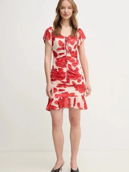 Сукня Gaudi mini облягаюча бежевий