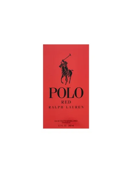 Поло тениска Ralph Lauren червено