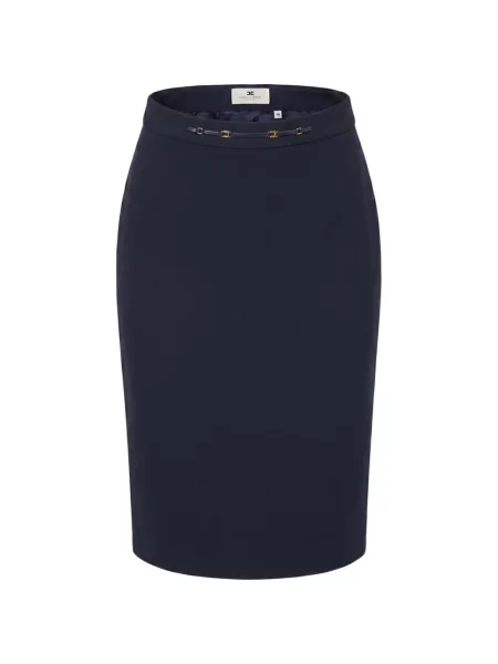 Fustă tip creion Elisabetta Franchi albastru