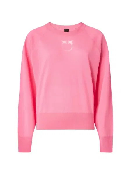 Pulover Pinko cu autograf roz