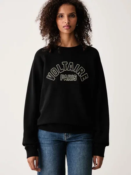 Zadig&Voltaire hanorac pentru femei din SUNCA negru