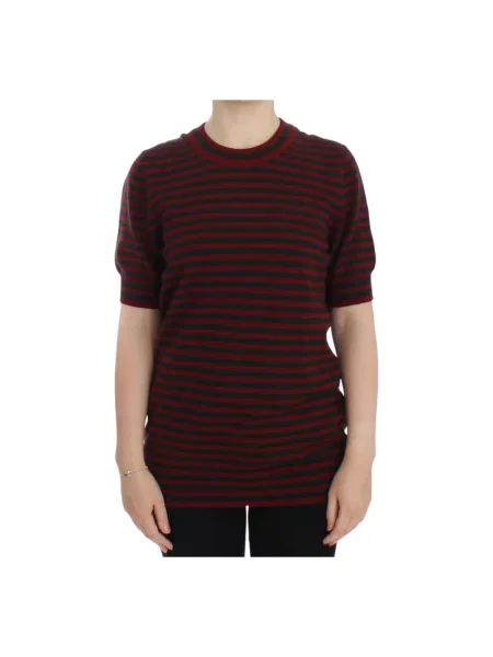 Krótki sweter Dolce And Gabbana czerwony