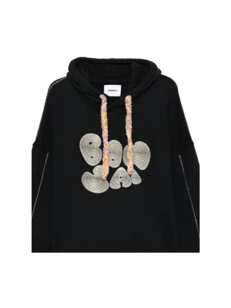 Bluza z kapturem Bonsai z kapturem czarna