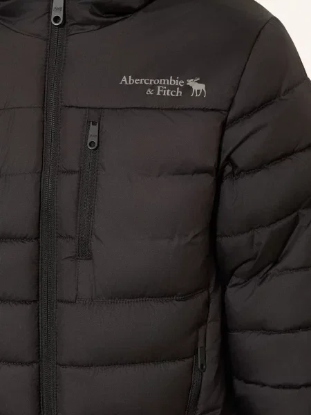 Abercrombie & Fitch Kurtka Pikowana schwarz czarna