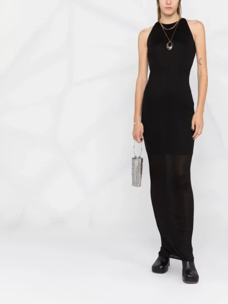 Megzta kostiumas suknelė be rankovių Givenchy be rankovių juoda
