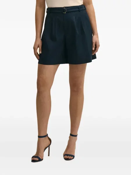 Pantaloni scurți Brooks Brothers plisate albastru