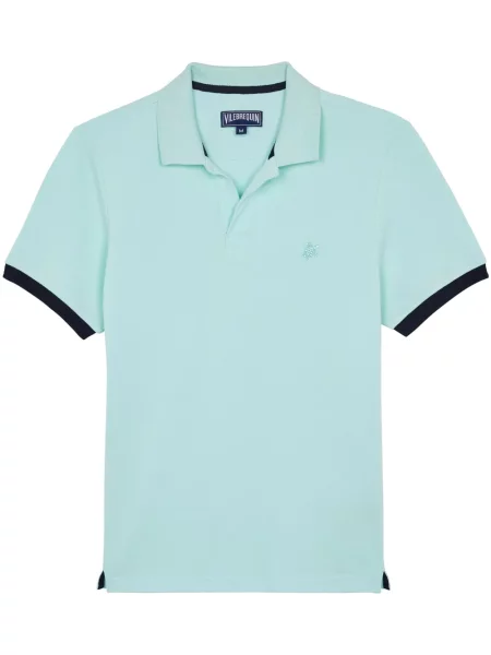 Polotričko Vilebrequin s výšivkou modré