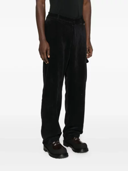 Manšestrové cargo kalhoty Family First černé