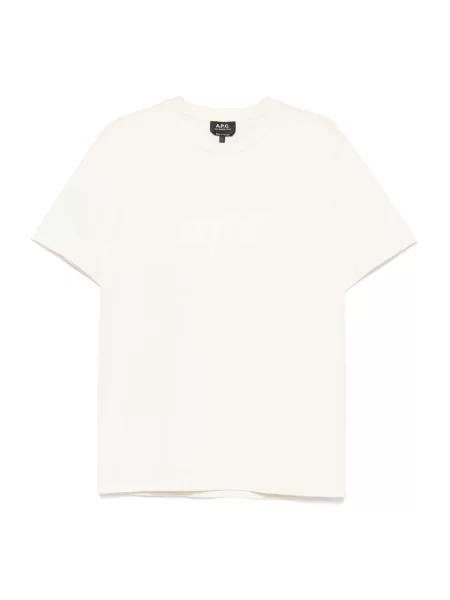 A.P.C. t-shirt t-shirt lenny GOTS beżowy szara