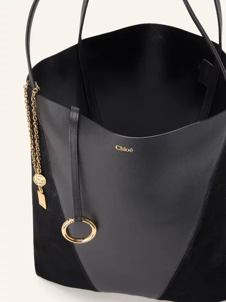 Chloé Shopperka Spin schwarz czarna