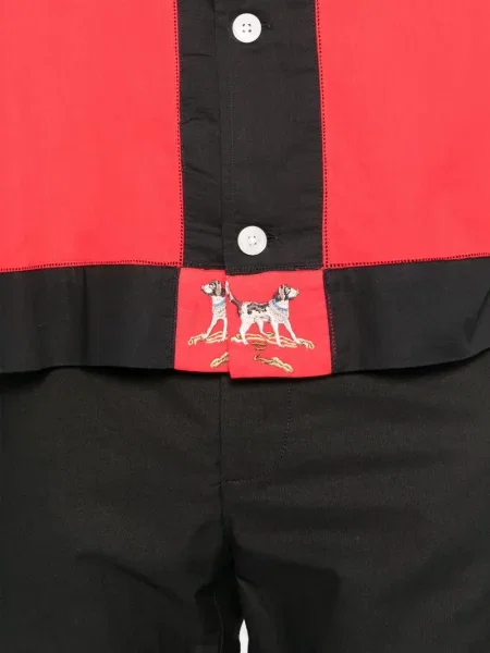 Košulja Bode s printom crvena