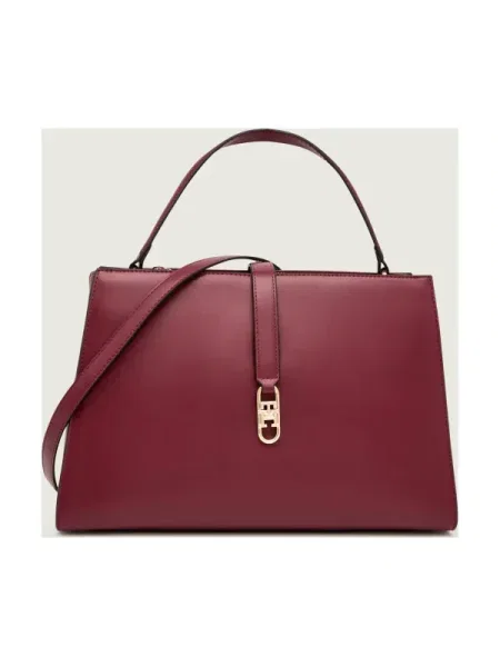 Geantă Tommy Hilfiger bordo