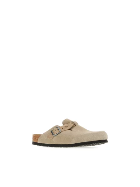 Klapki Birkenstock beżowe
