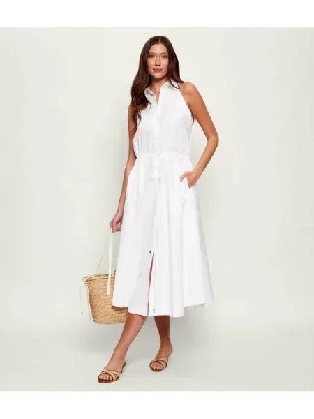 BOSS BLACK Rochie alb