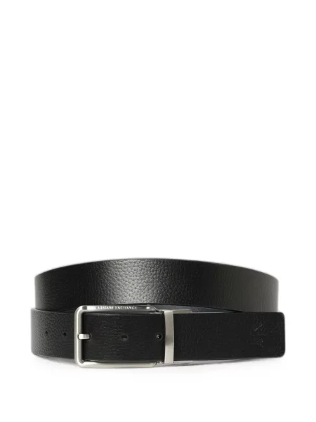 Cu centură reversibil curea Armani Exchange din piele negru
