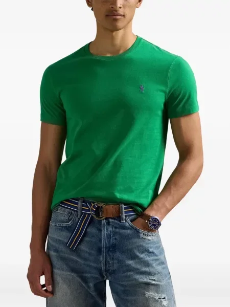 Ριγέ polo Polo Ralph Lauren με κουκούλα με αυτόγραφο λευκό