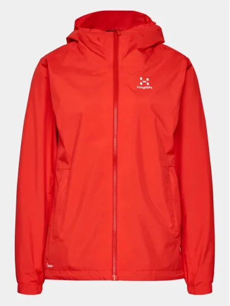 Dámska bunda do dažďa Haglöfs Korp Proof červená