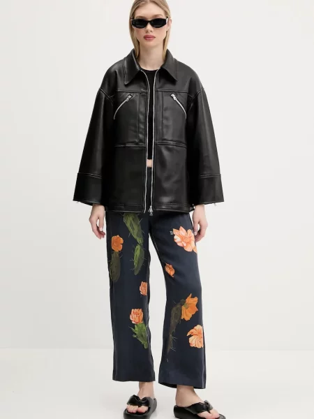 Bimba Y Lola kurtka przejściowa oversize czarny