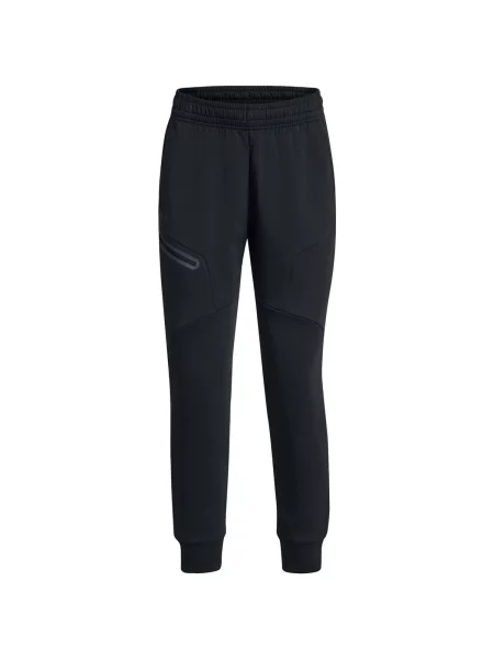 Kalhoty Under Armour Unstoppable Fleece Jogger Black/ Black XS černé