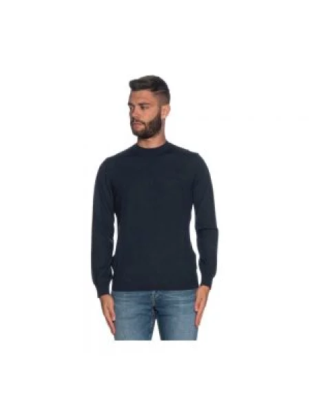 Sweter Armani Exchange wełniany niebieski