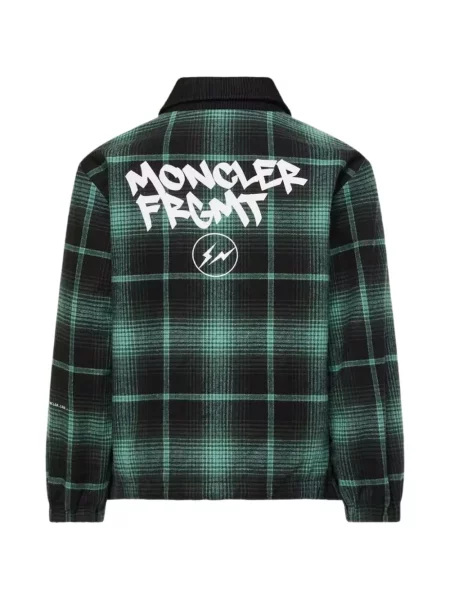 Kurtka dziecięca Moncler Enfant zielona
