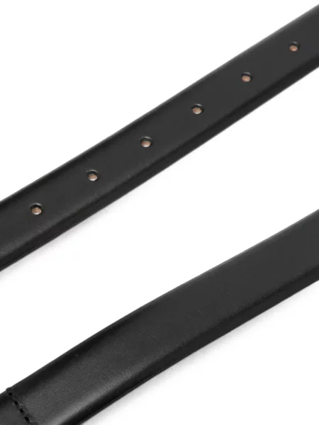 Cu centură curea Déhanche din piele negru