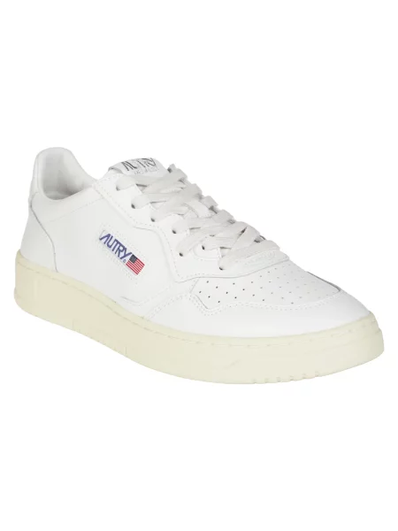 Sneakersy Autry skórzane białe